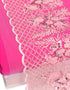 Aurora Blossom Beaded Border Lace - (Pink)